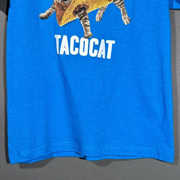 Taco Cat Spelled Backwards Is Tacocat T Shirt Boy/Girl Size XL . - Picture 5 of 11